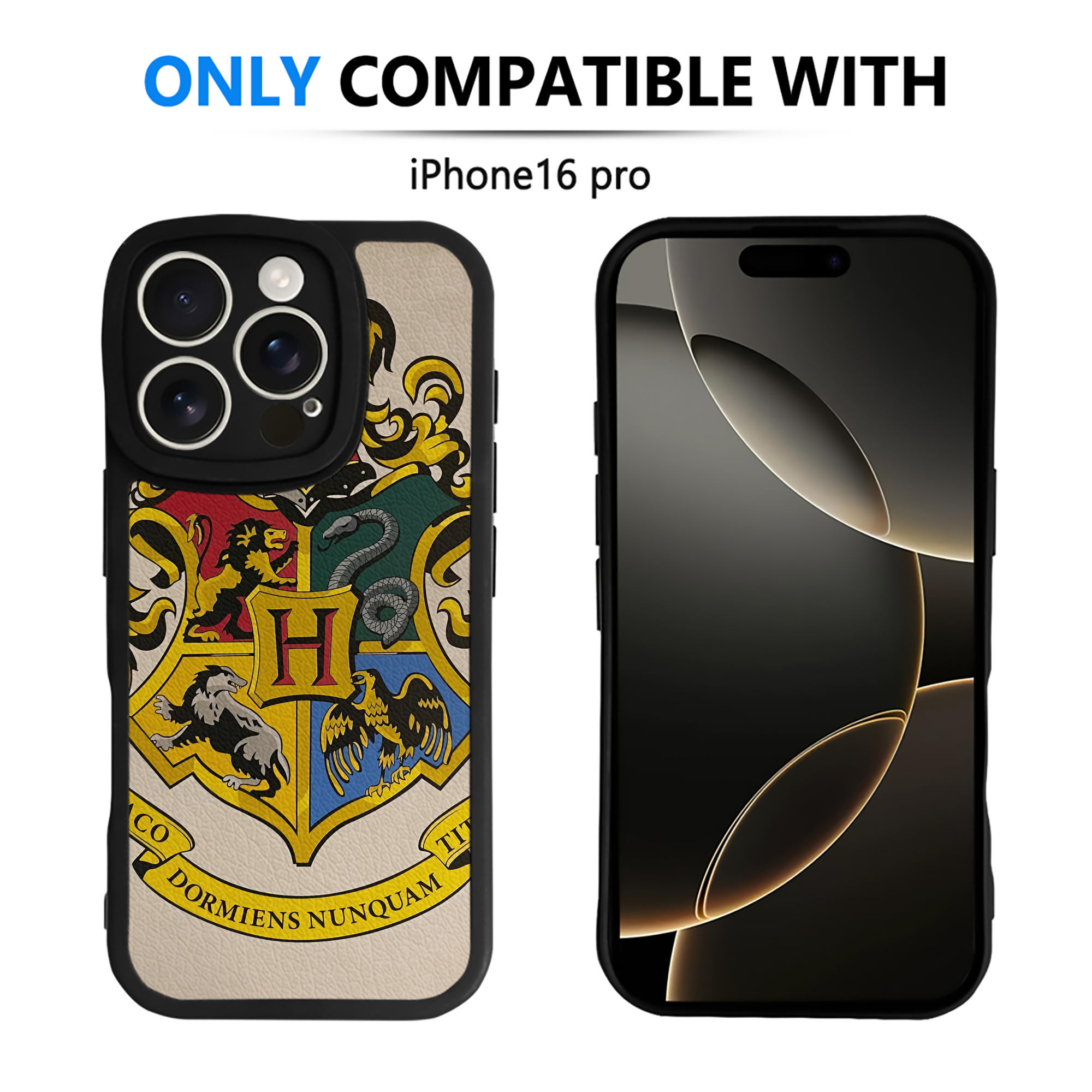 （画像用） Harry Potter ハリー・ポッターシリーズ 【iPhone 16シリーズ対応】シリコンスマホケース（レザー調） 材質：シリコン